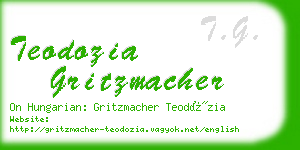 teodozia gritzmacher business card